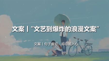 文案——文艺语录系列