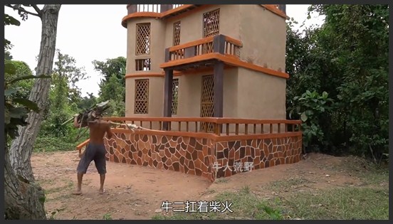 荒野兄弟牛大要去相亲，两人徒手在野外建造了一套价值百万的婚房_牛人说剧