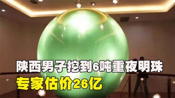 2007年陕西男子挖到6吨重夜明珠，专家估价26亿，如今只能当路灯