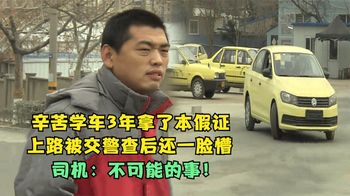 辛苦学车3年拿了本假驾照，被查后还一脸懵，司机：这怎么可能！