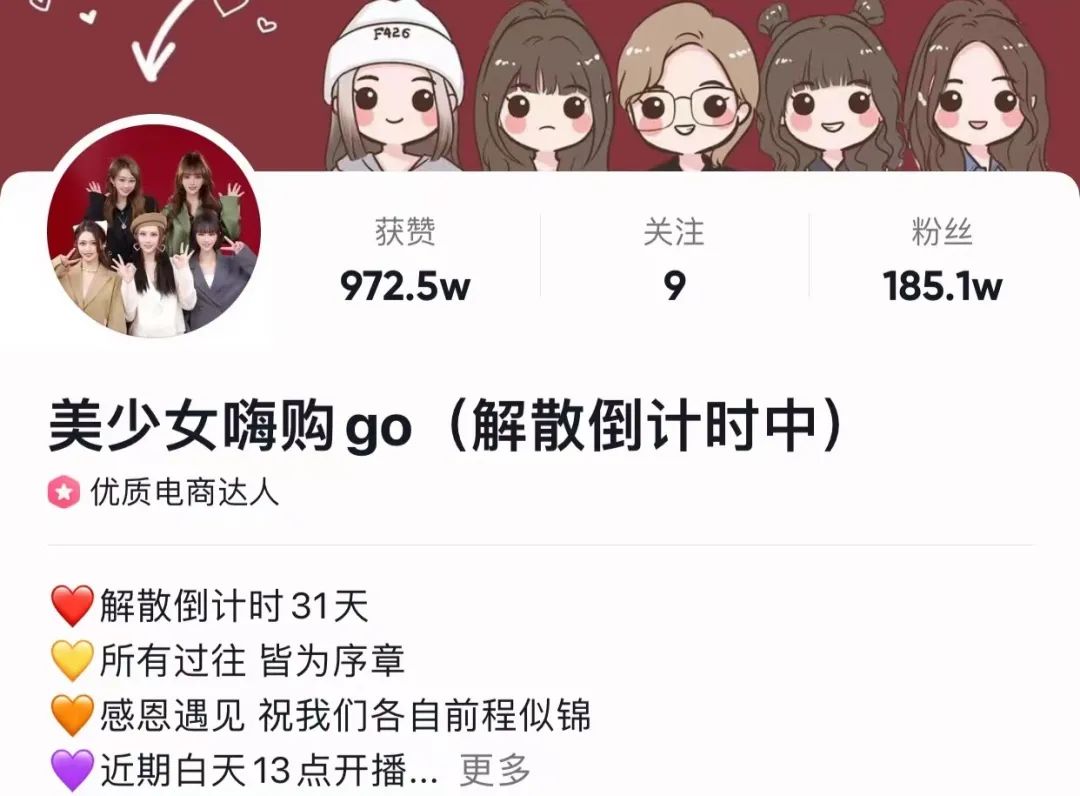 美少女嗨购倒闭了。