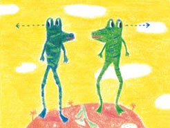 [幼儿故事]两只青蛙去旅行