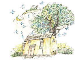 [睡前故事]撒满月光的小木屋