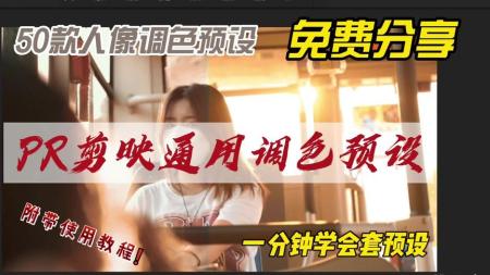 剪映调色预设模板合集