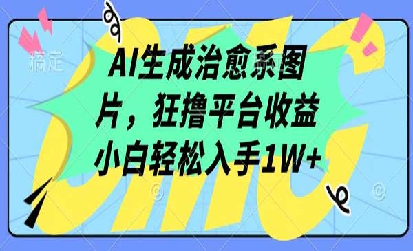 AI治愈系赛道项目