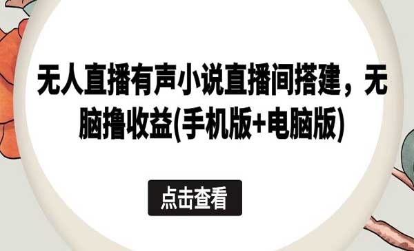 有声小说无人直播间