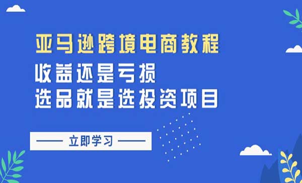 亚马逊跨境电商教程
