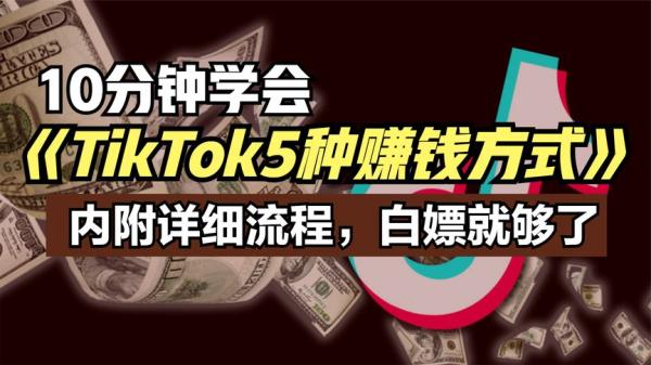 福粒电商：TikTok海外影视课程全套-课程-网盘资源分享