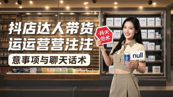 [原创]抖店达人带货运营注意事项（附达人聊天话术）