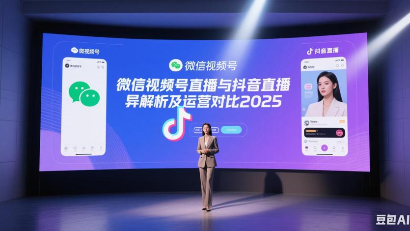 微信视频号直播与抖音直播差异解析及运营对比2025