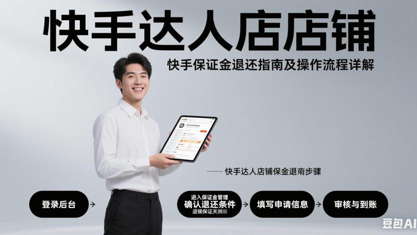 快手达人店铺保证金退还指南及操作流程详解
