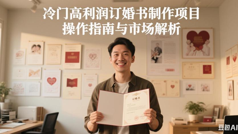 冷门高利润订婚书制作项目操作指南与市场解析