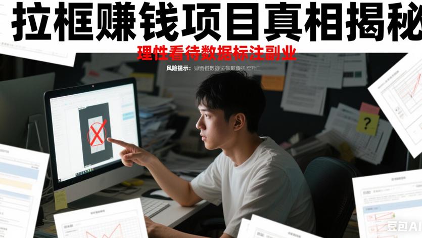 拉框赚钱项目日赚数百元真相揭秘理性看待数据标注副业