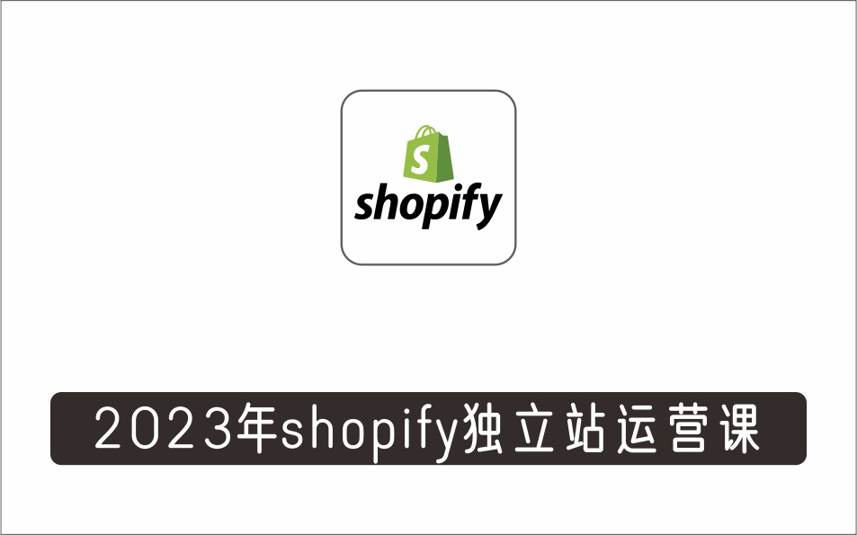 [电商店群]_2023年shopify独立站运营课，7天让你独立站从入门到精通